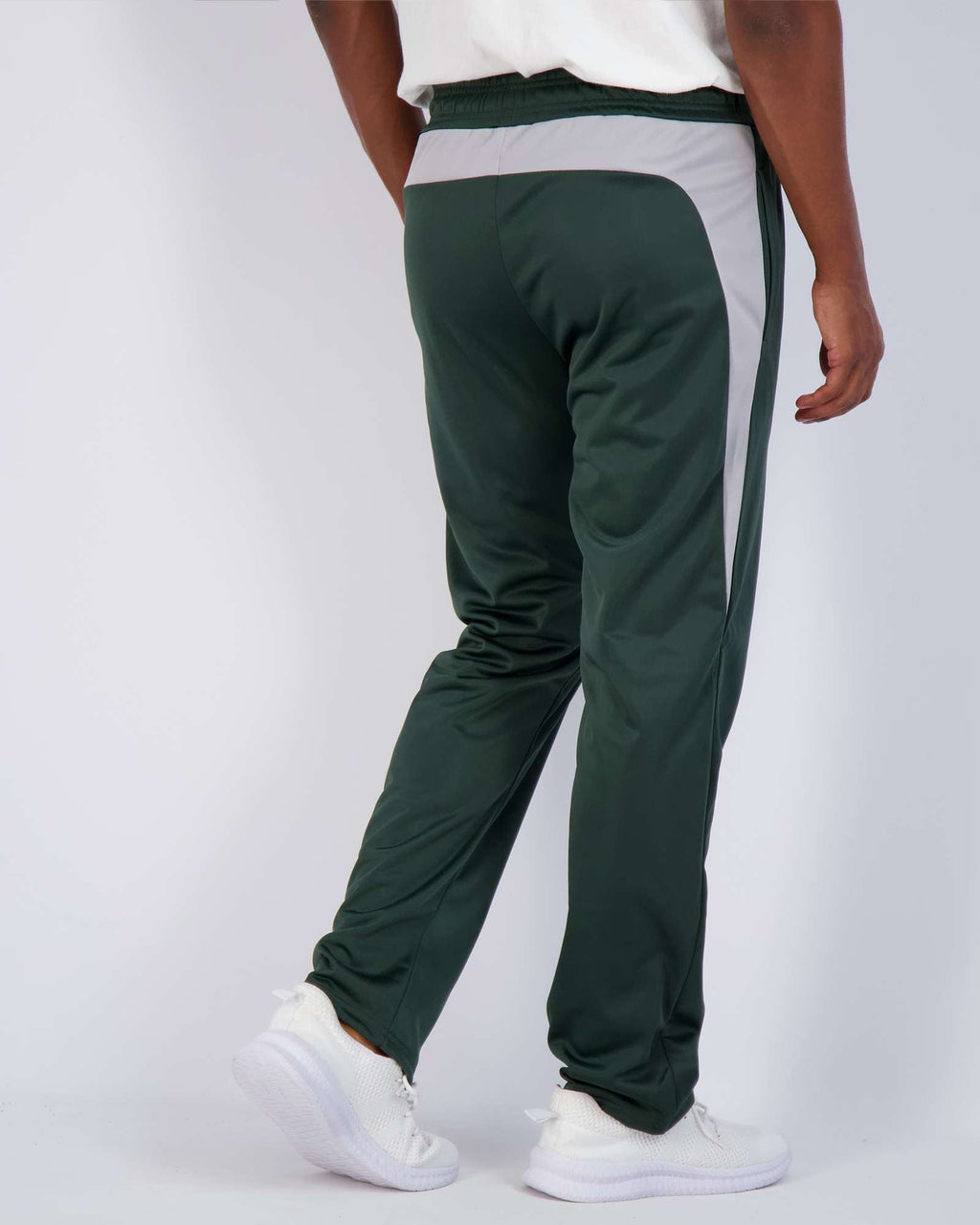 3 Pack: Mens Active Athletic Casual Tricot Open Bottom Sweatpants with Pockets (Available in Big & Tall)