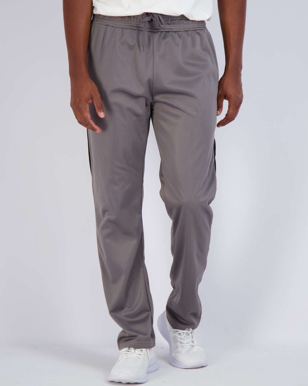 3 Pack: Mens Active Athletic Casual Tricot Open Bottom Sweatpants with Pockets (Available in Big & Tall)