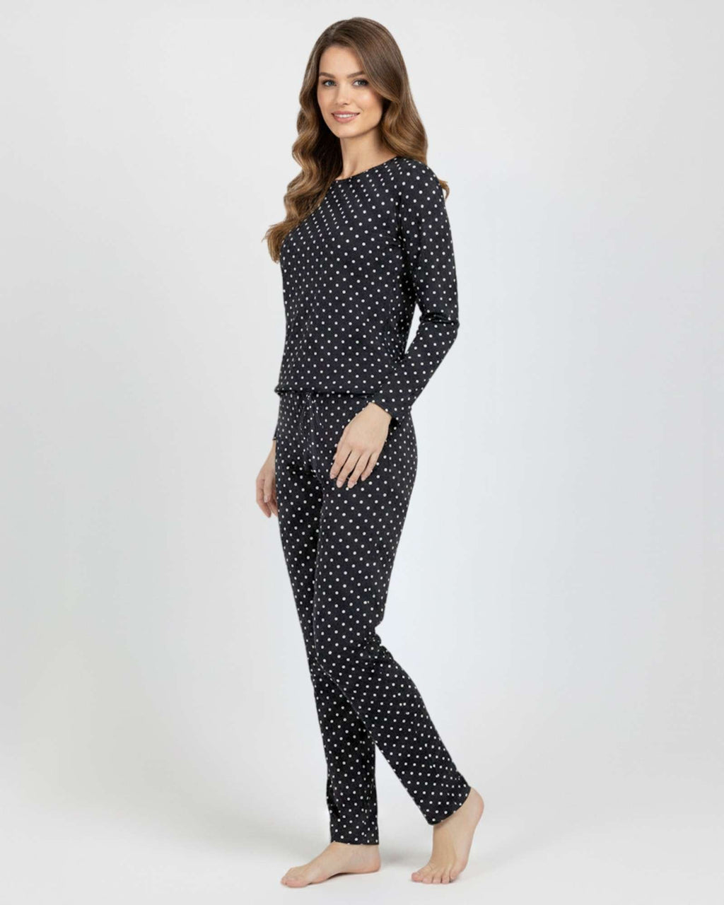 2 Pack: Women’s Pajama Set Super-Soft Long Sleeve Top With Pants