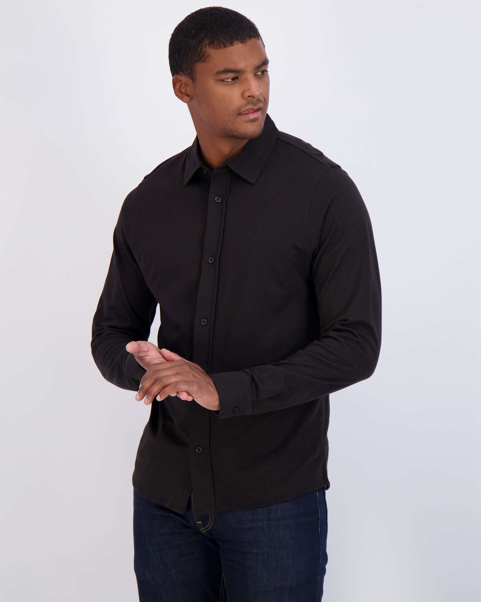3 Pack: Men's Long Sleeve Button Down Shirt