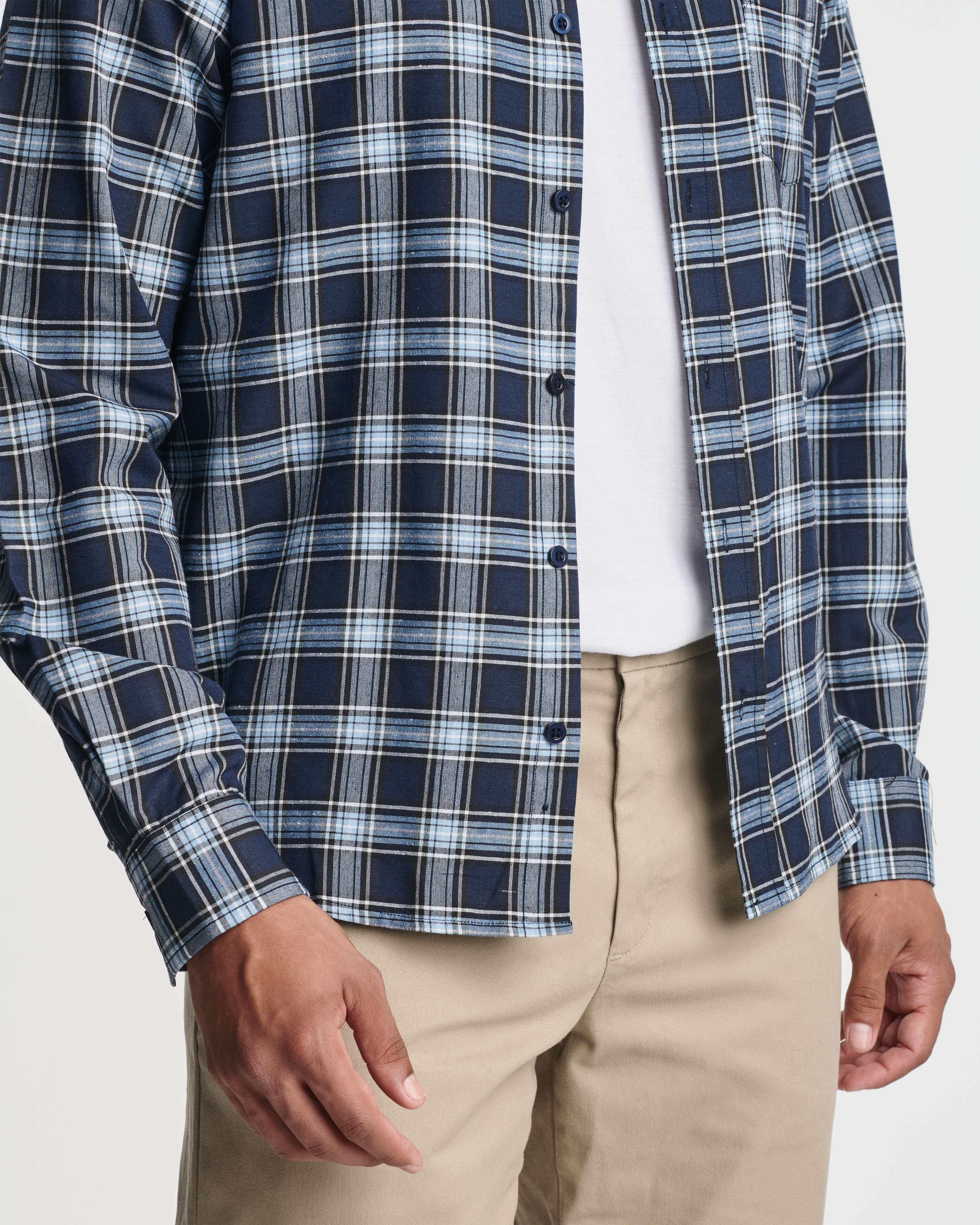 3 Pack: Men's Regular-Fit Long Sleeve Poplin Shirt (Available in Big & Tall)