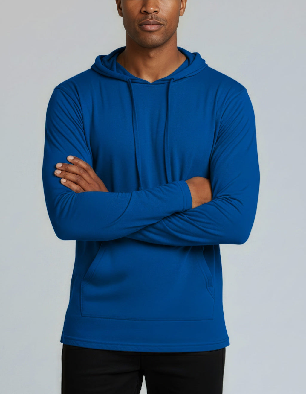 3 Pack: Mens Cotton Lightweight Pullover Hoodie