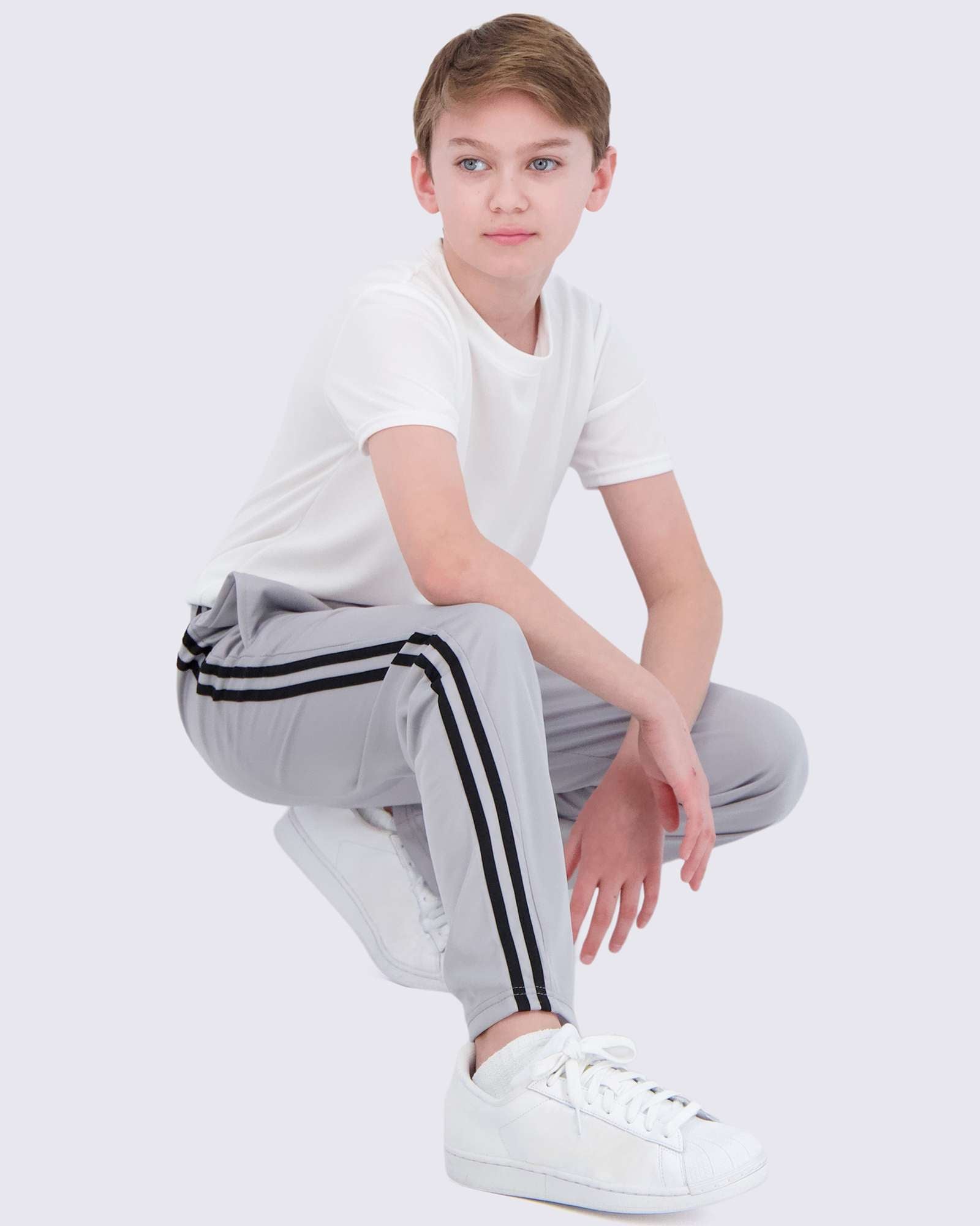 3 Pack: Boys Tricot Open Bottom Fleece-Lined Sweatpants
