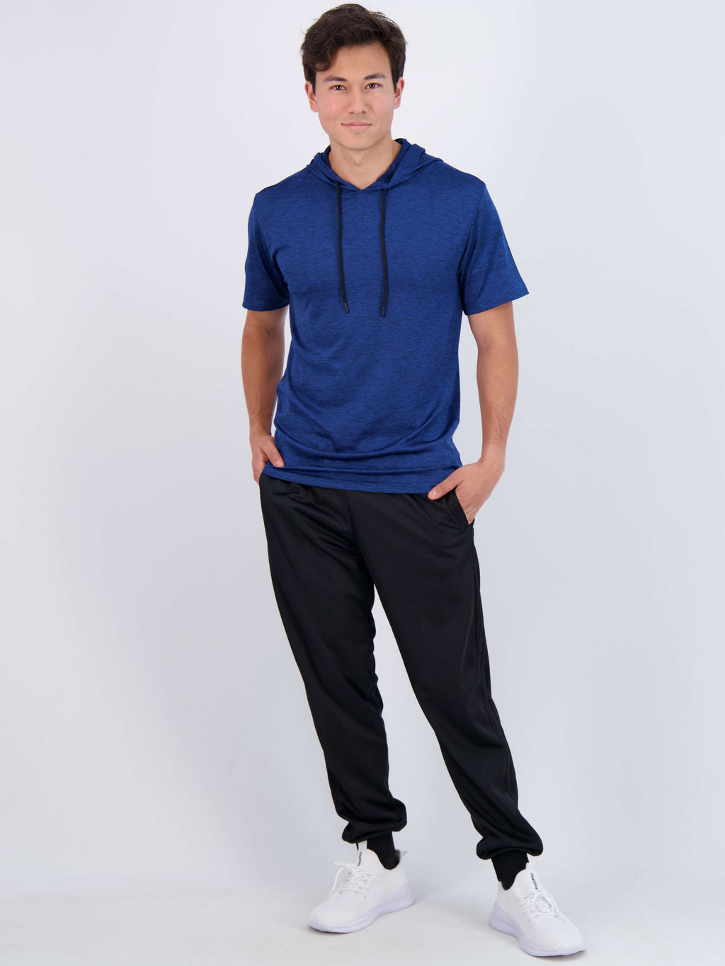 3 Pack: Mens Dry Fit Short Sleeve Active Hoodie Pullover (Available In Big & Tall)