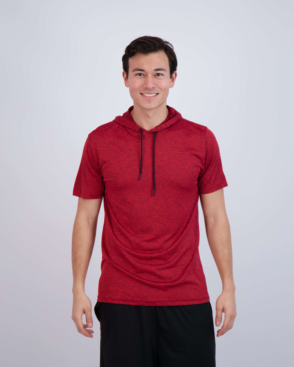 3 Pack: Mens Dry Fit Short Sleeve Active Hoodie Pullover (Available In Big & Tall)