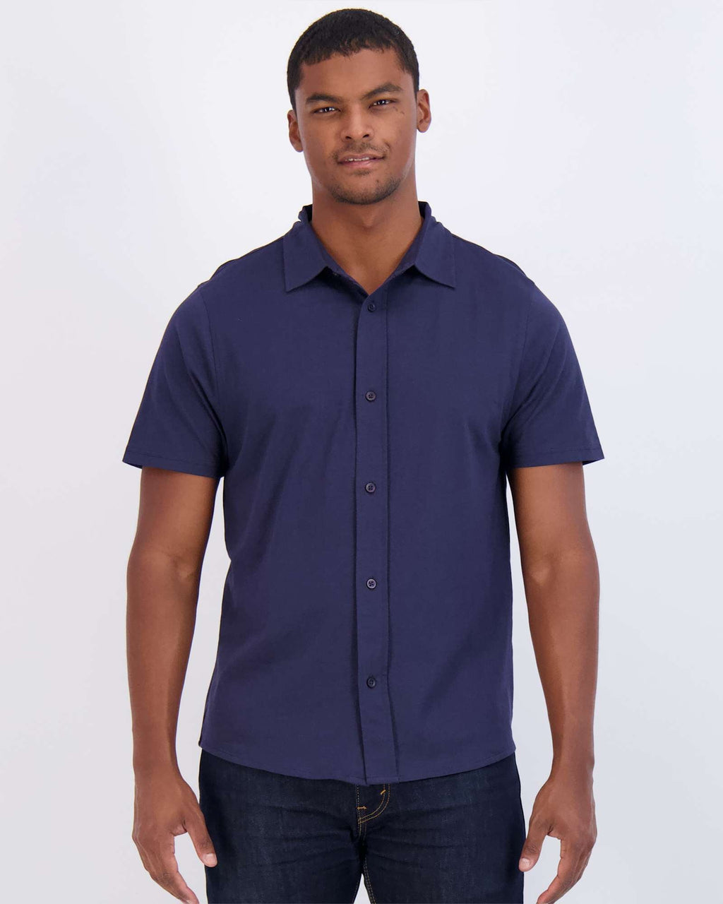 3 Pack: Men's Regular Fit Short Sleeve Button Down Shirt (Available in Big & Tall)