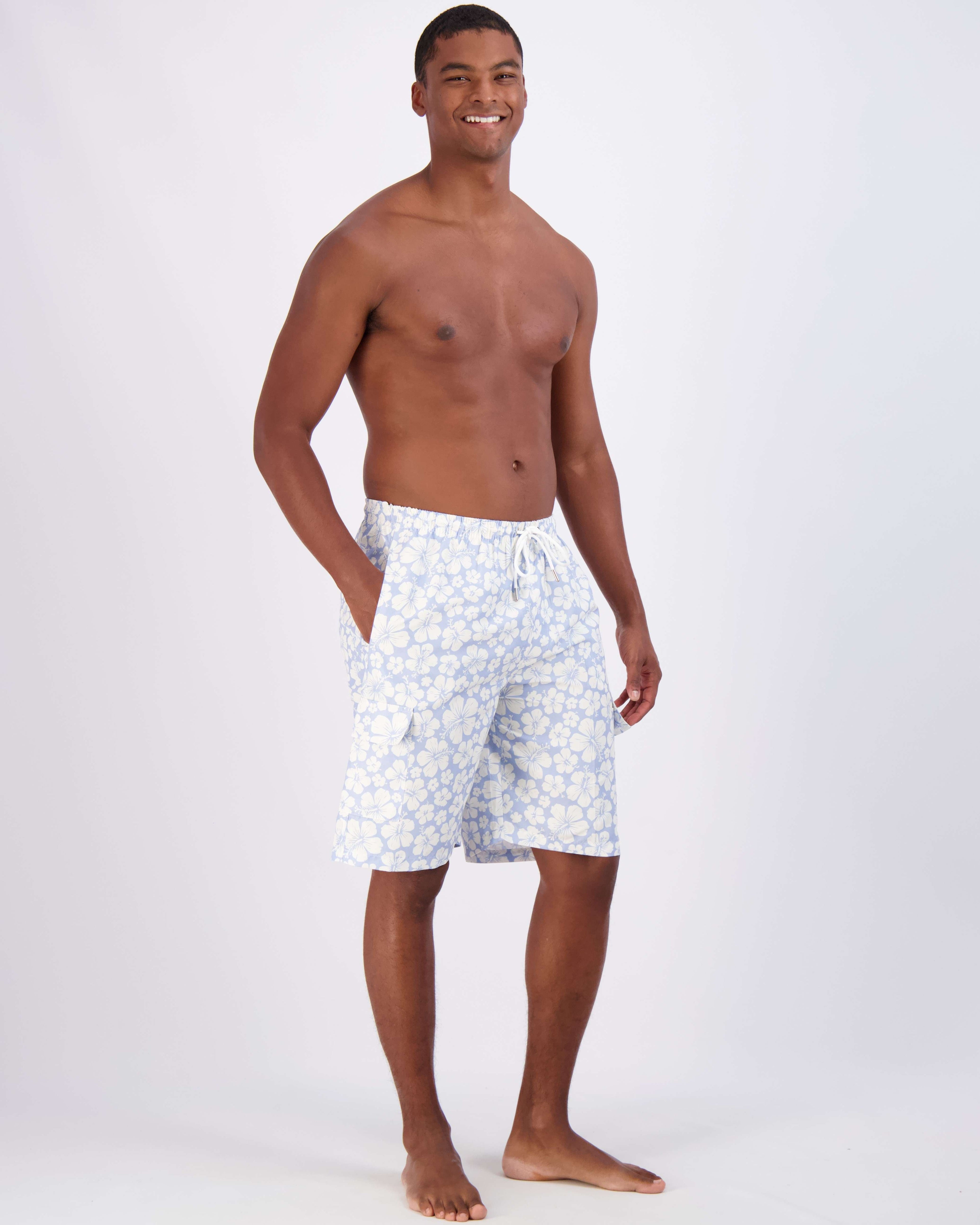 3 Pack: Men's Swim Trunks with Cargo Pockets (Available In Big & Tall)