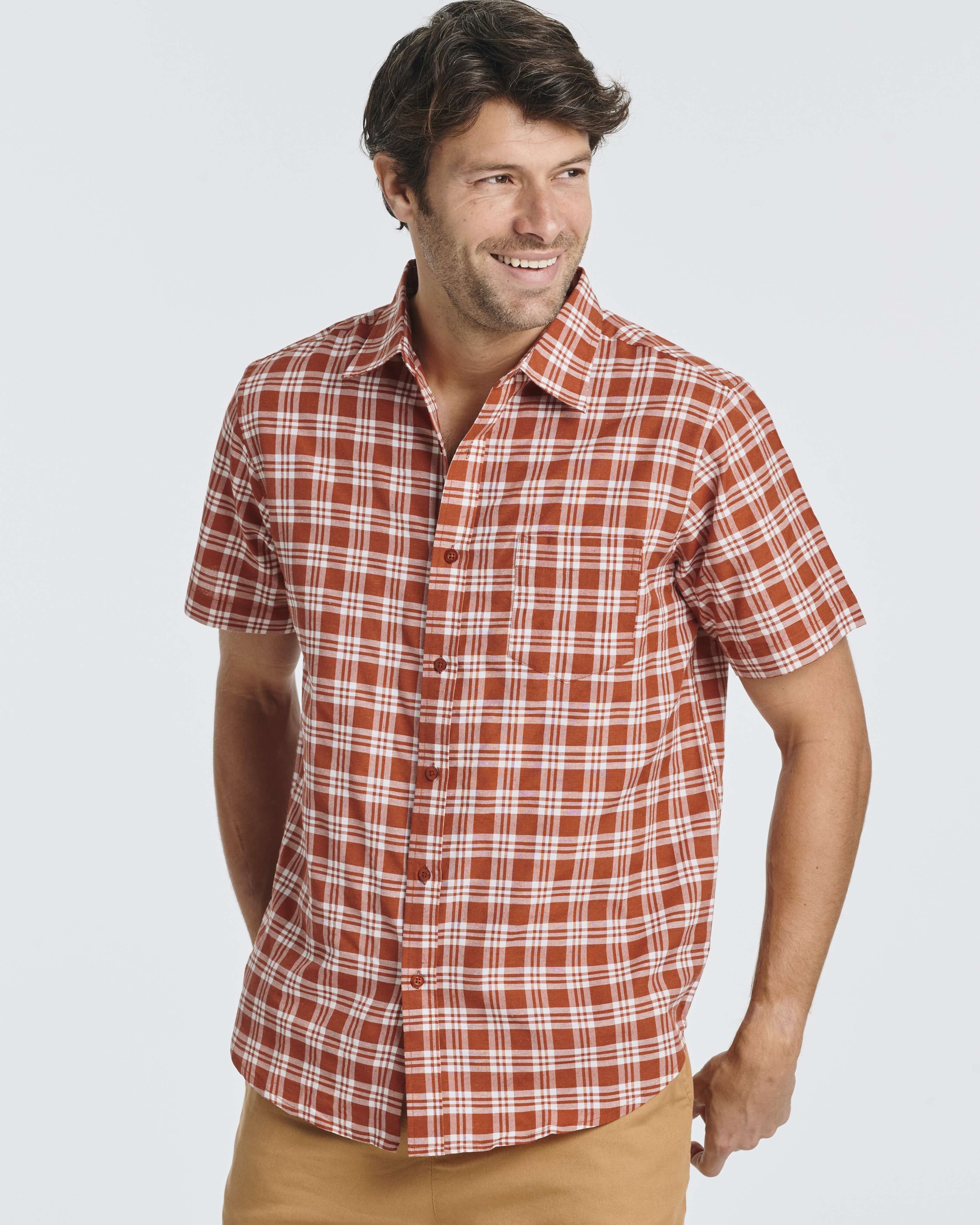 3 Pack: Men's Regular-Fit Short Sleeve Woven Shirt