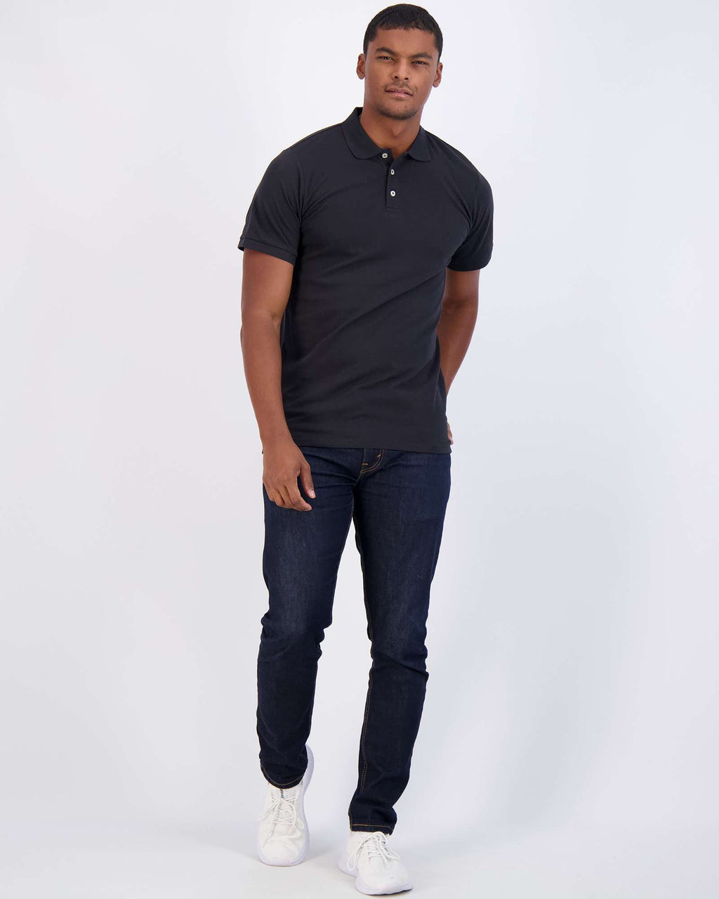 3 Pack: Mens Cotton Pique Short Sleeve Polo Shirt