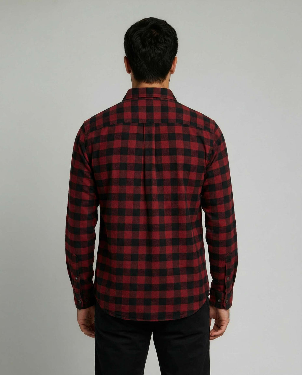 3 Pack: Men's Long-Sleeve Flannel Shirt