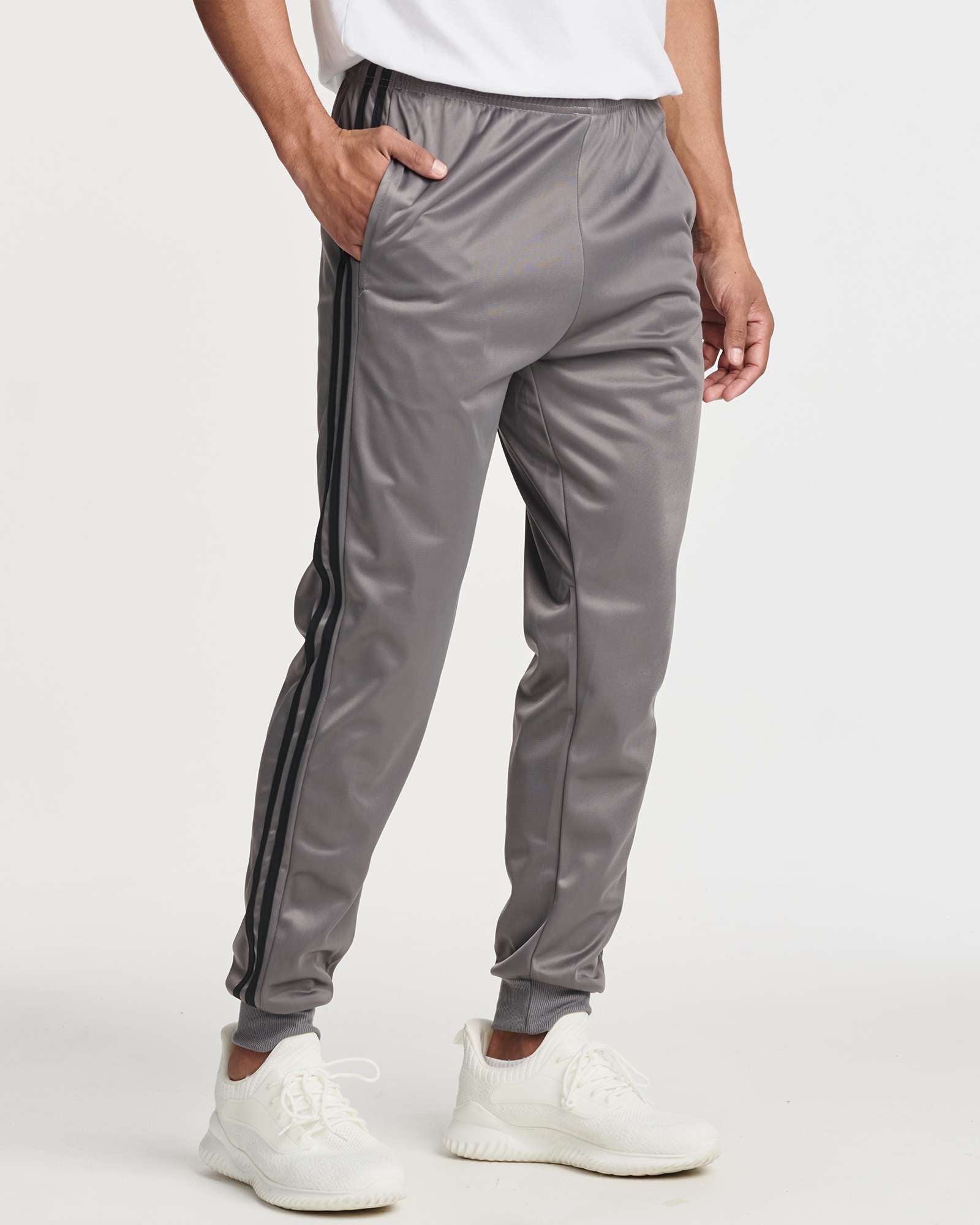 3 Pack: Mens Active Tricot Jogger Sweatpants