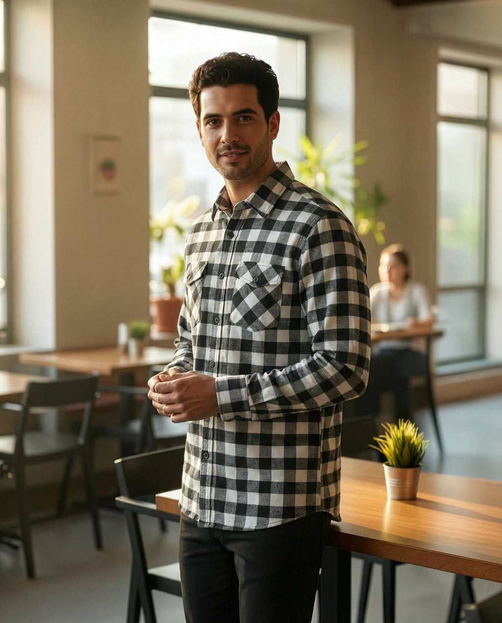 3 Pack: Men's Long-Sleeve Flannel Shirt