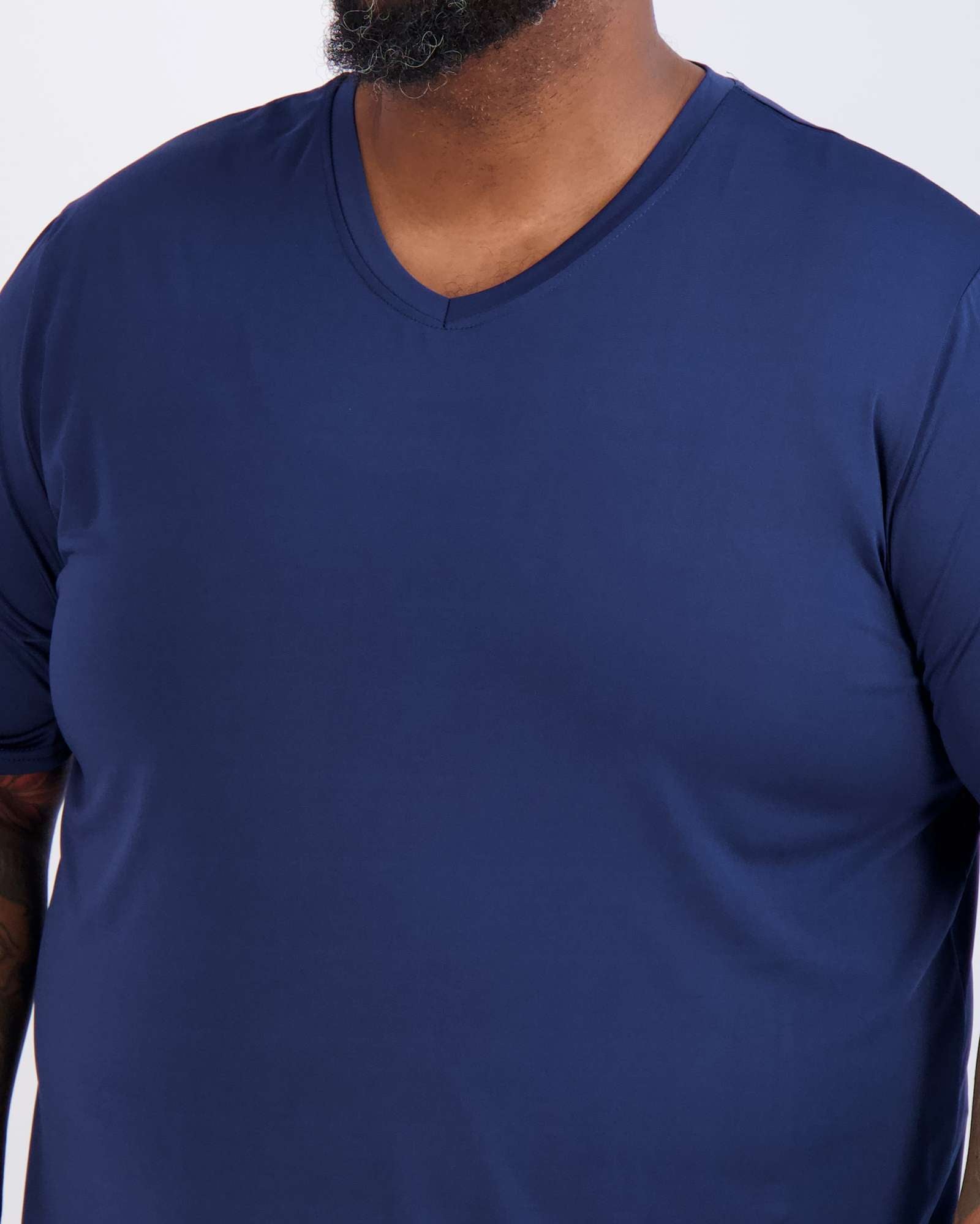 3 Pack: Men's Big & Tall V-Neck Short-Sleeve Dry-Fit T-Shirt