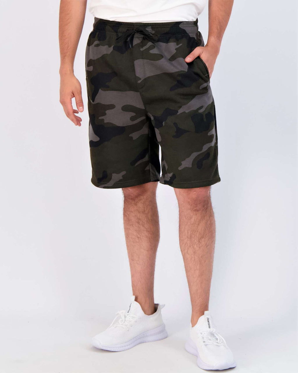 3 Pack: Mens 9" Fleece Casual Lounge Shorts