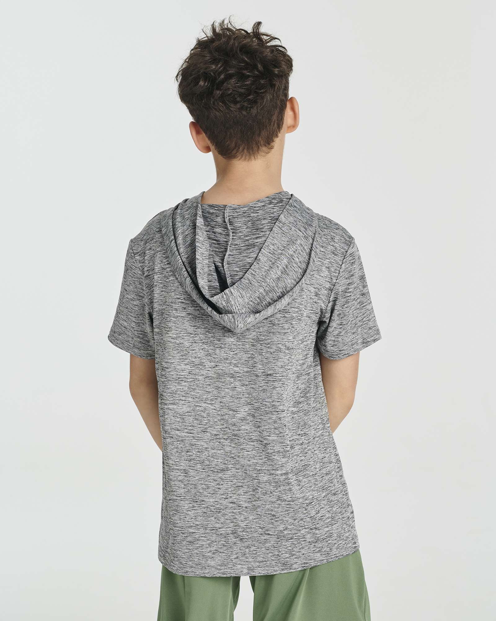 3 Pack: Boys' Dry-Fit Short Sleeve Workout Hoodie