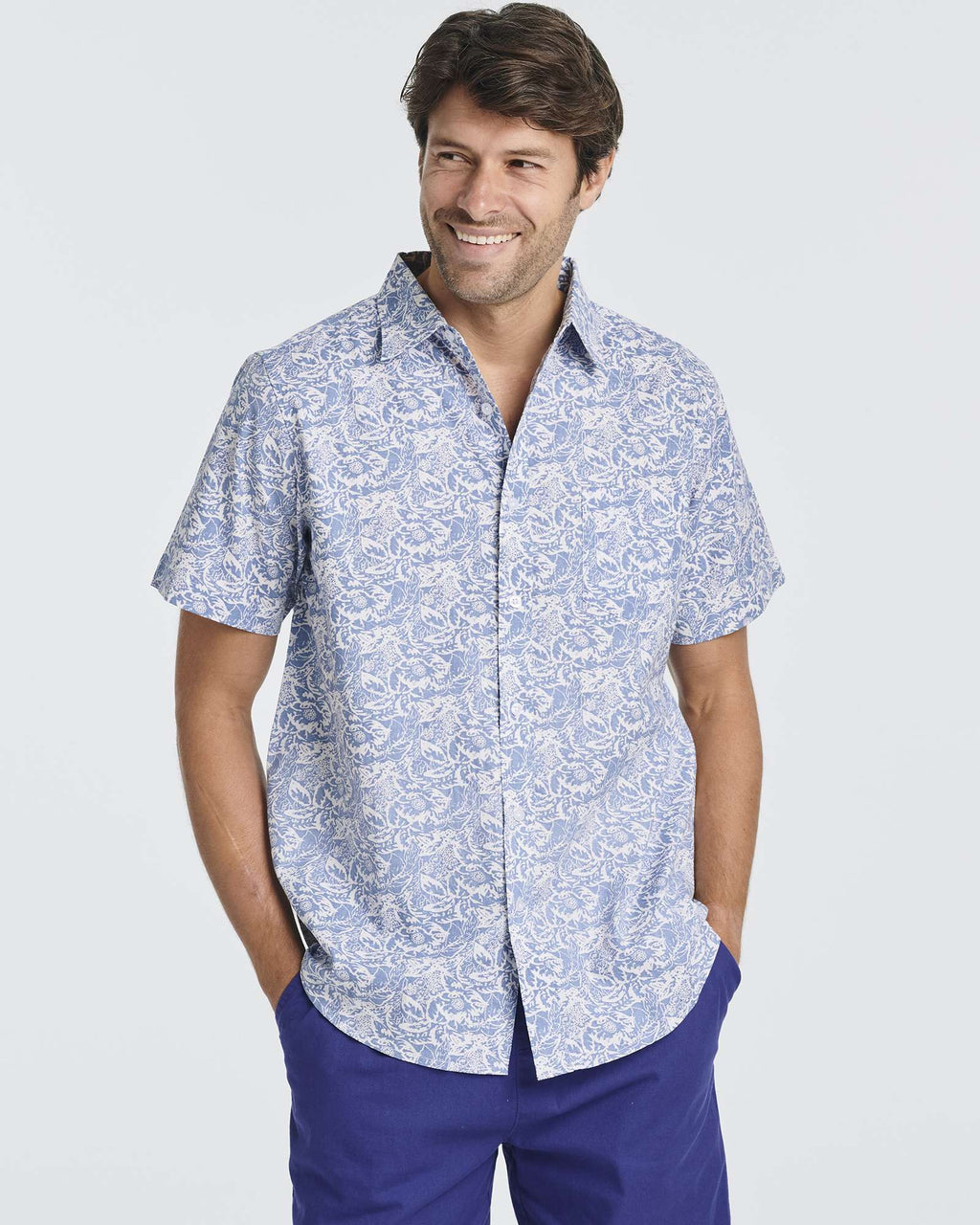 3 Pack: Men's Short-Sleeve Poplin Shirt (Available In Big & Tall)
