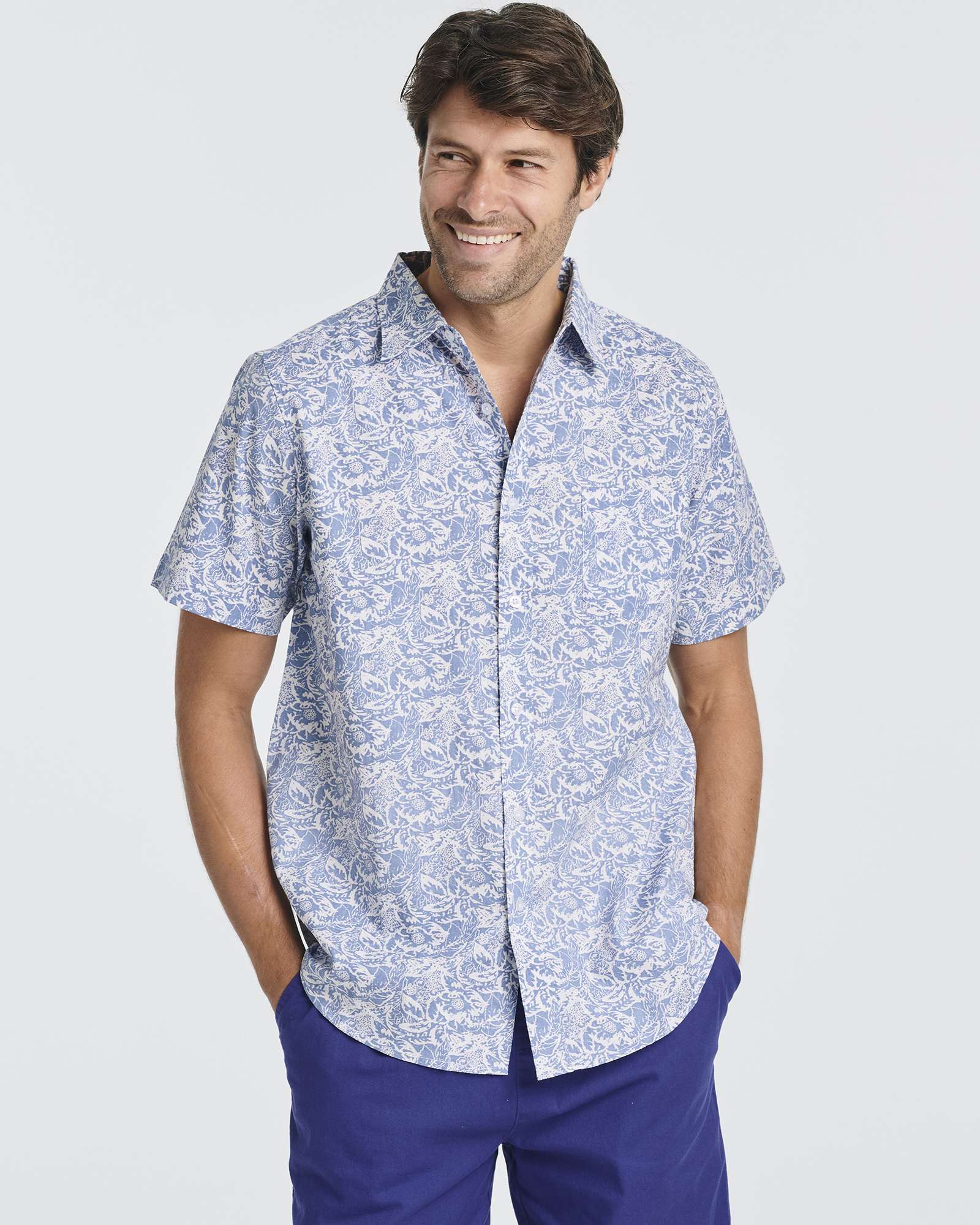 3 Pack: Men's Short-Sleeve Poplin Shirt (Available In Big & Tall)