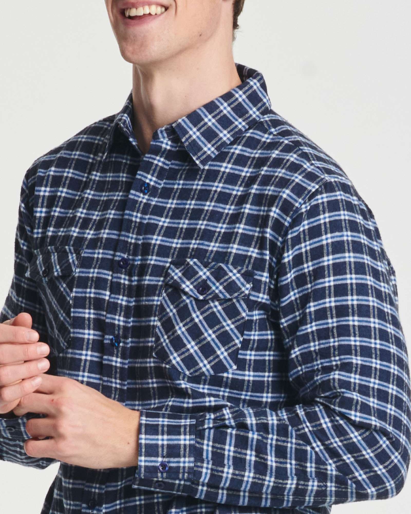 3 Pack: Mens Big & Tall Long-Sleeve Flannel Shirt