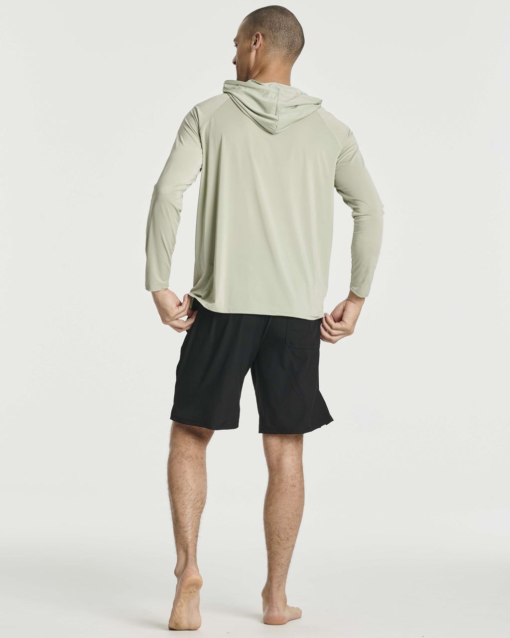 3 Pack: Men's Rash Guard Hoodie (Available In Big & Tall)