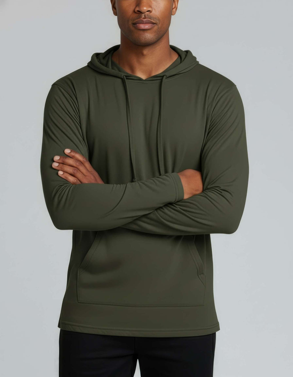 3 Pack: Mens Cotton Lightweight Pullover Hoodie