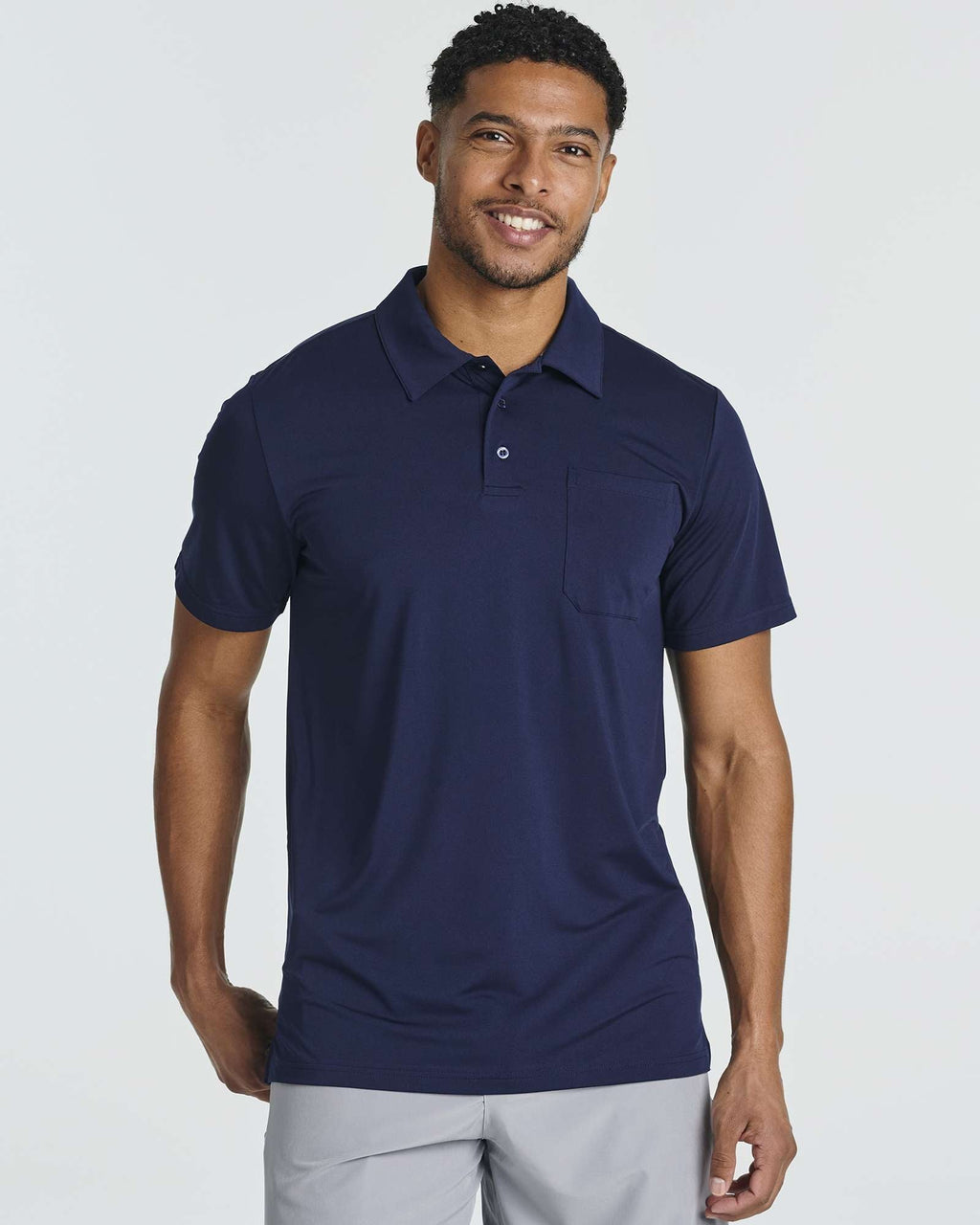 3 Pack: Men's Short Sleeve Pocket Polo Shirt (Available in Big & Tall)