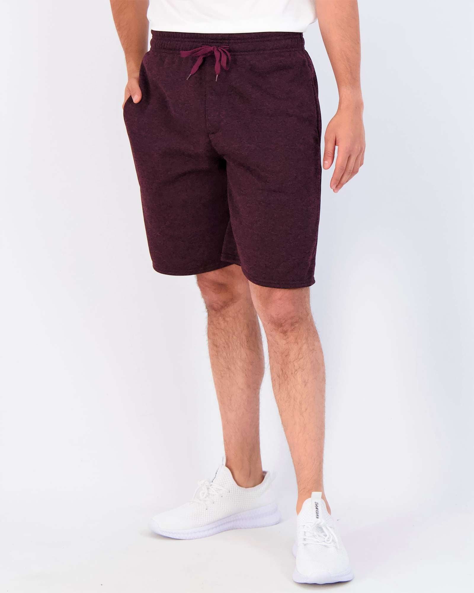 3 Pack: Mens 9" Fleece Casual Lounge Shorts