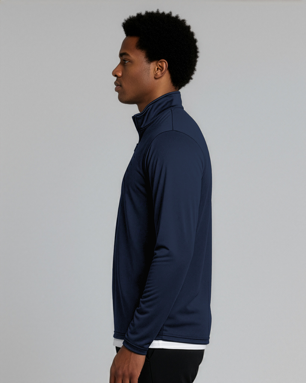 3 Pack: Mens Active Dry-Fit Quarter Zip Pullover