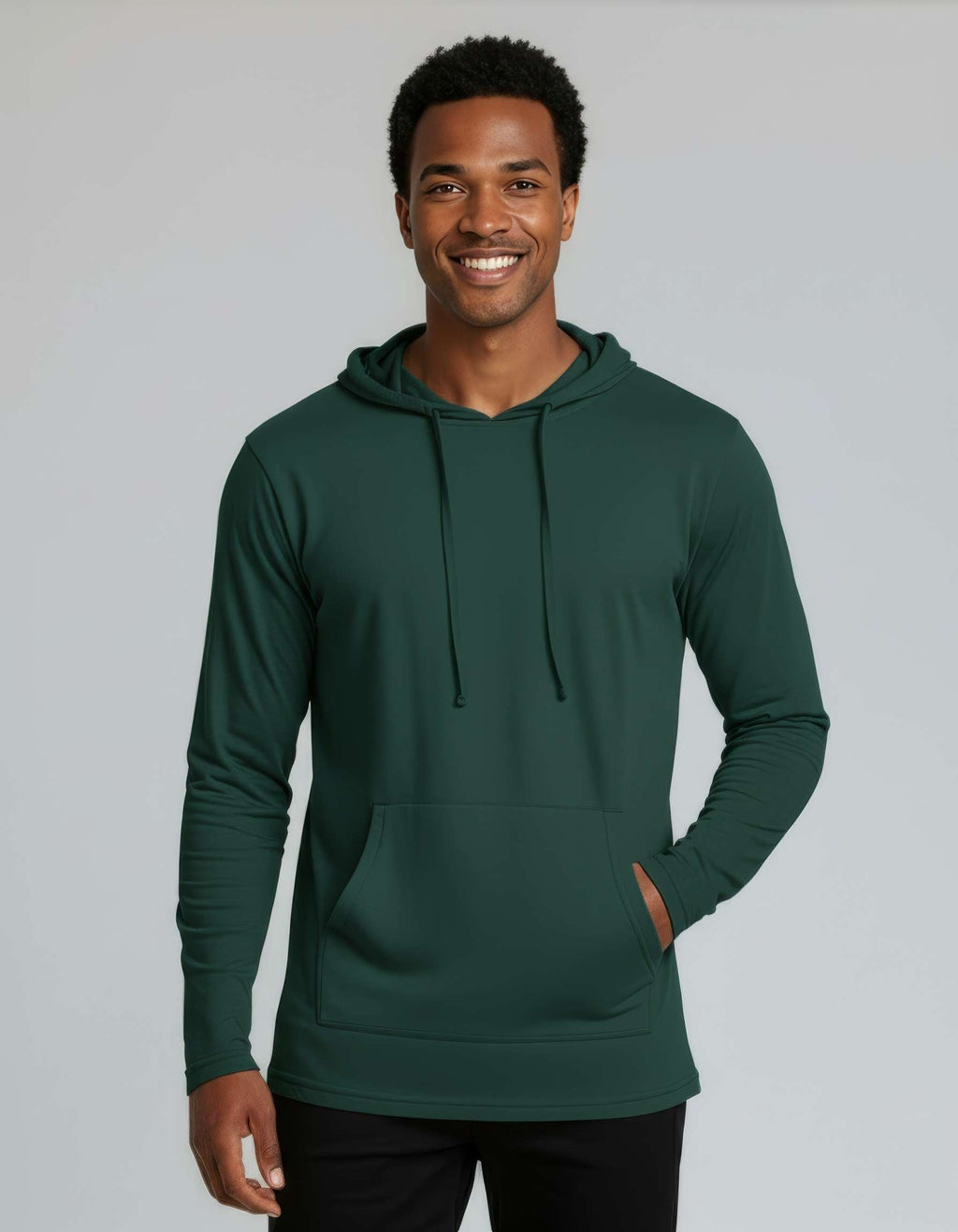 3 Pack: Mens Cotton Lightweight Pullover Hoodie
