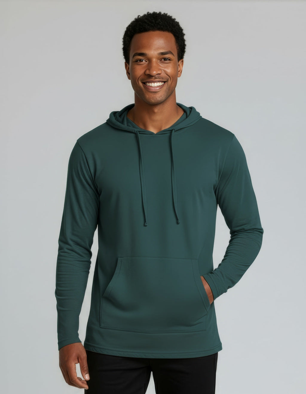 3 Pack: Mens Cotton Lightweight Pullover Hoodie