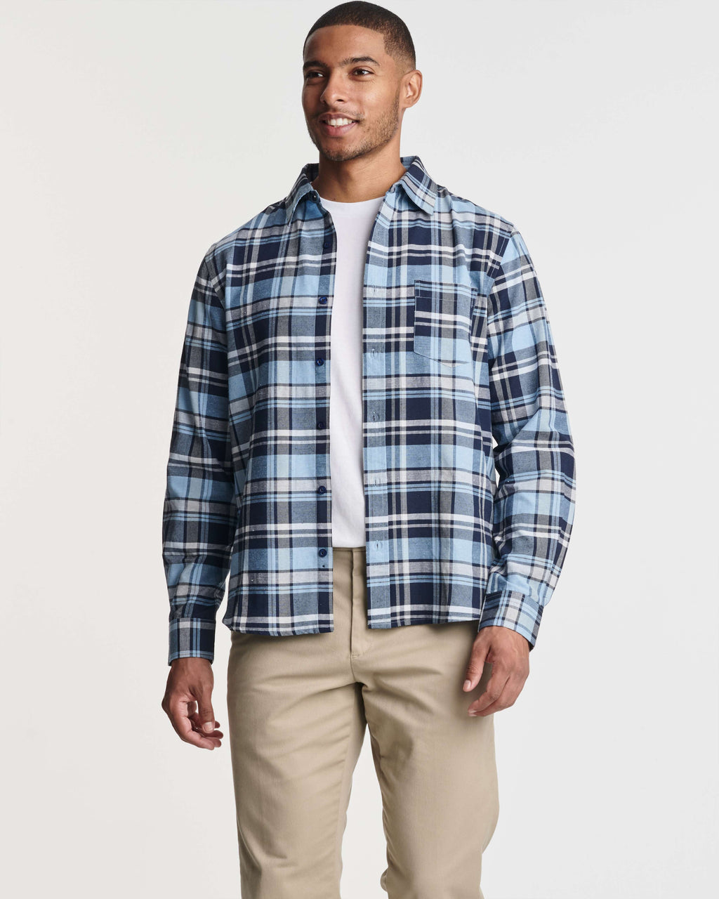 3 Pack: Men's Regular-Fit Long Sleeve Poplin Shirt (Available in Big & Tall)