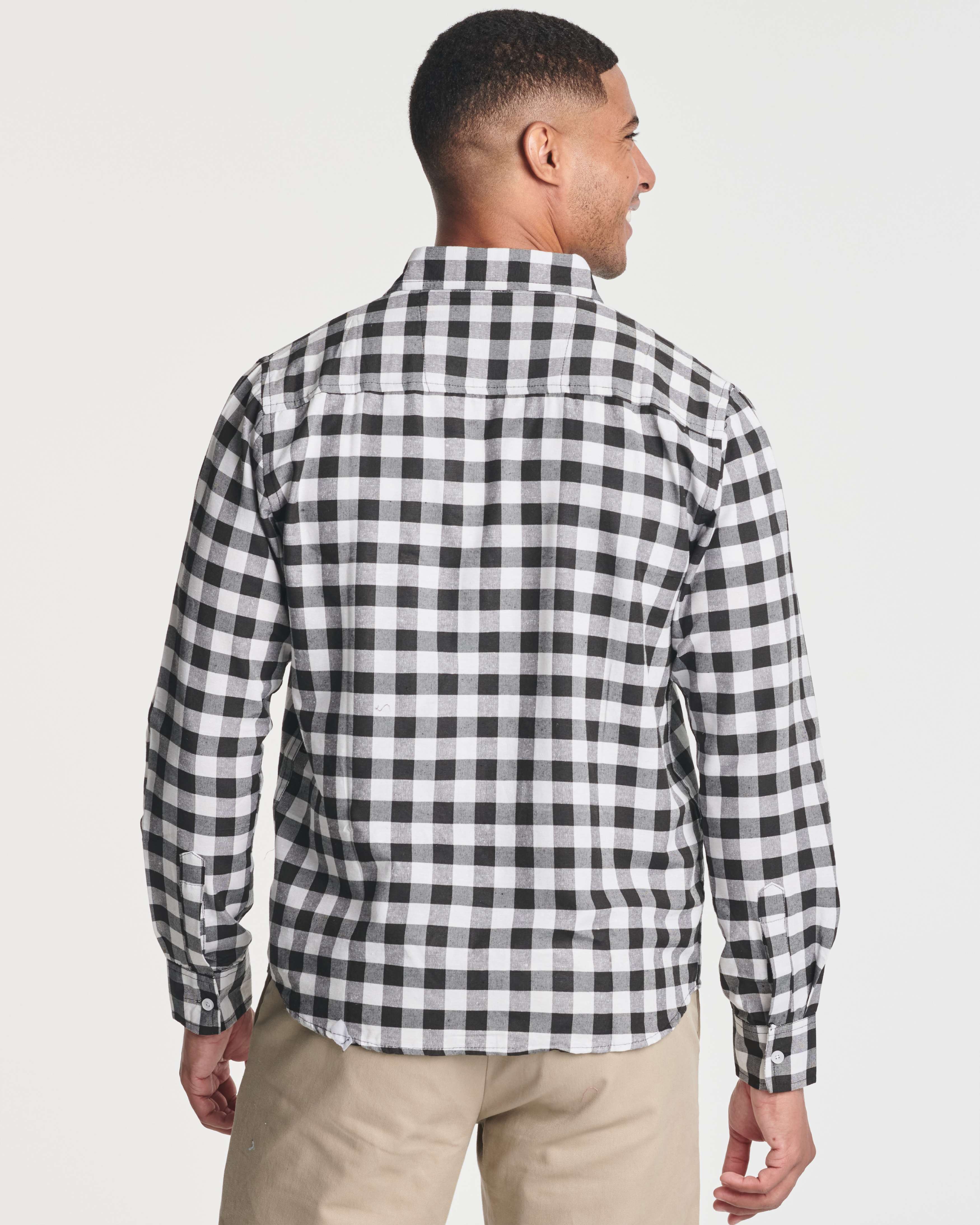 3 Pack: Men's Regular-Fit Long Sleeve Poplin Shirt (Available in Big & Tall)
