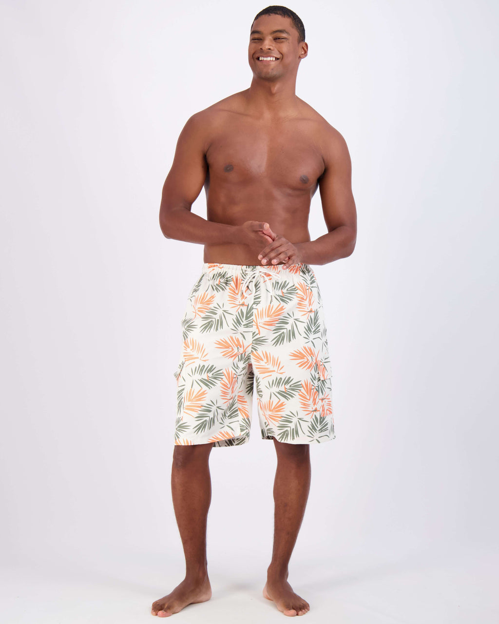3 Pack: Men's Swim Trunks with Cargo Pockets (Available In Big & Tall)