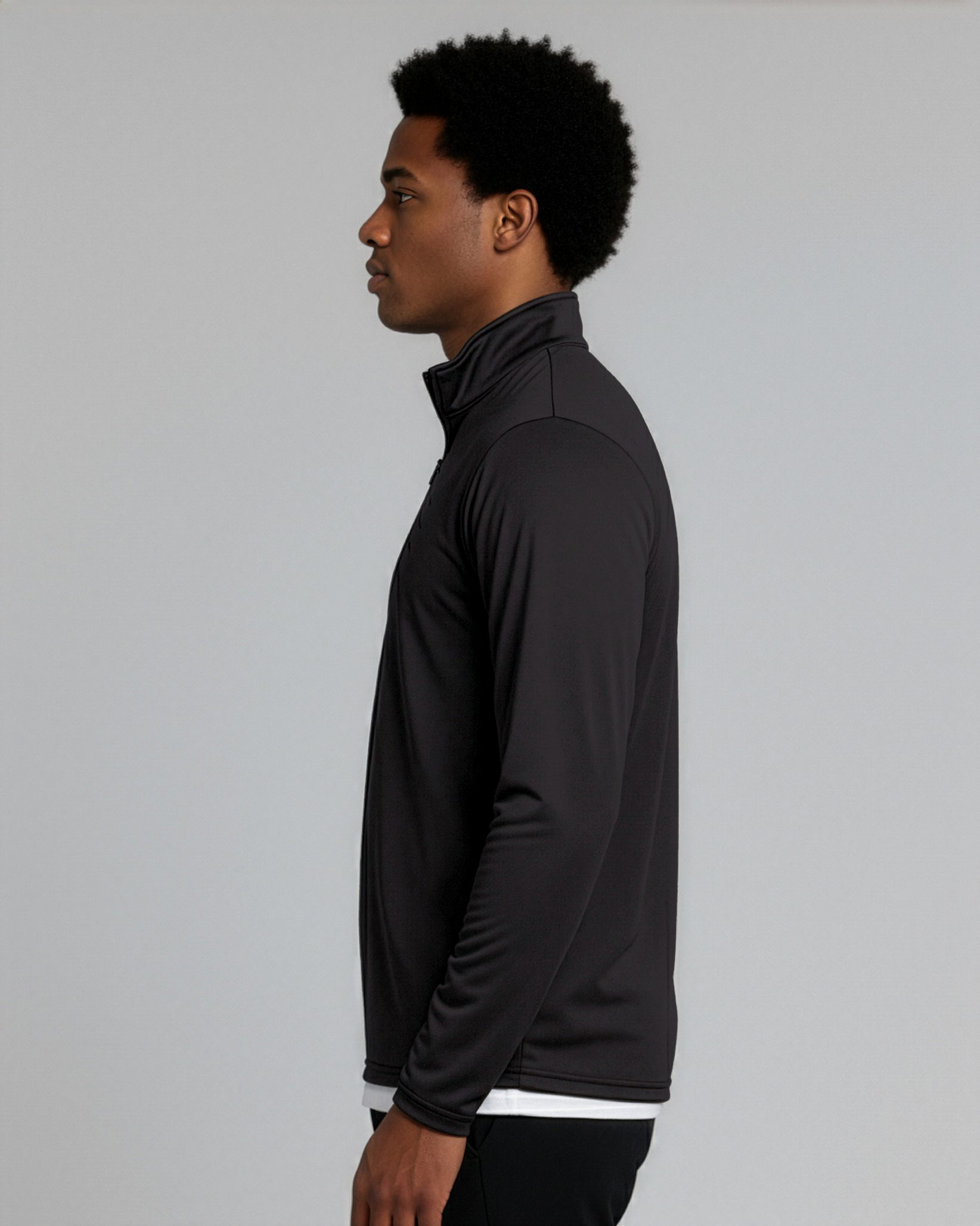 3 Pack: Mens Active Dry-Fit Quarter Zip Pullover (Available in Big & Tall)