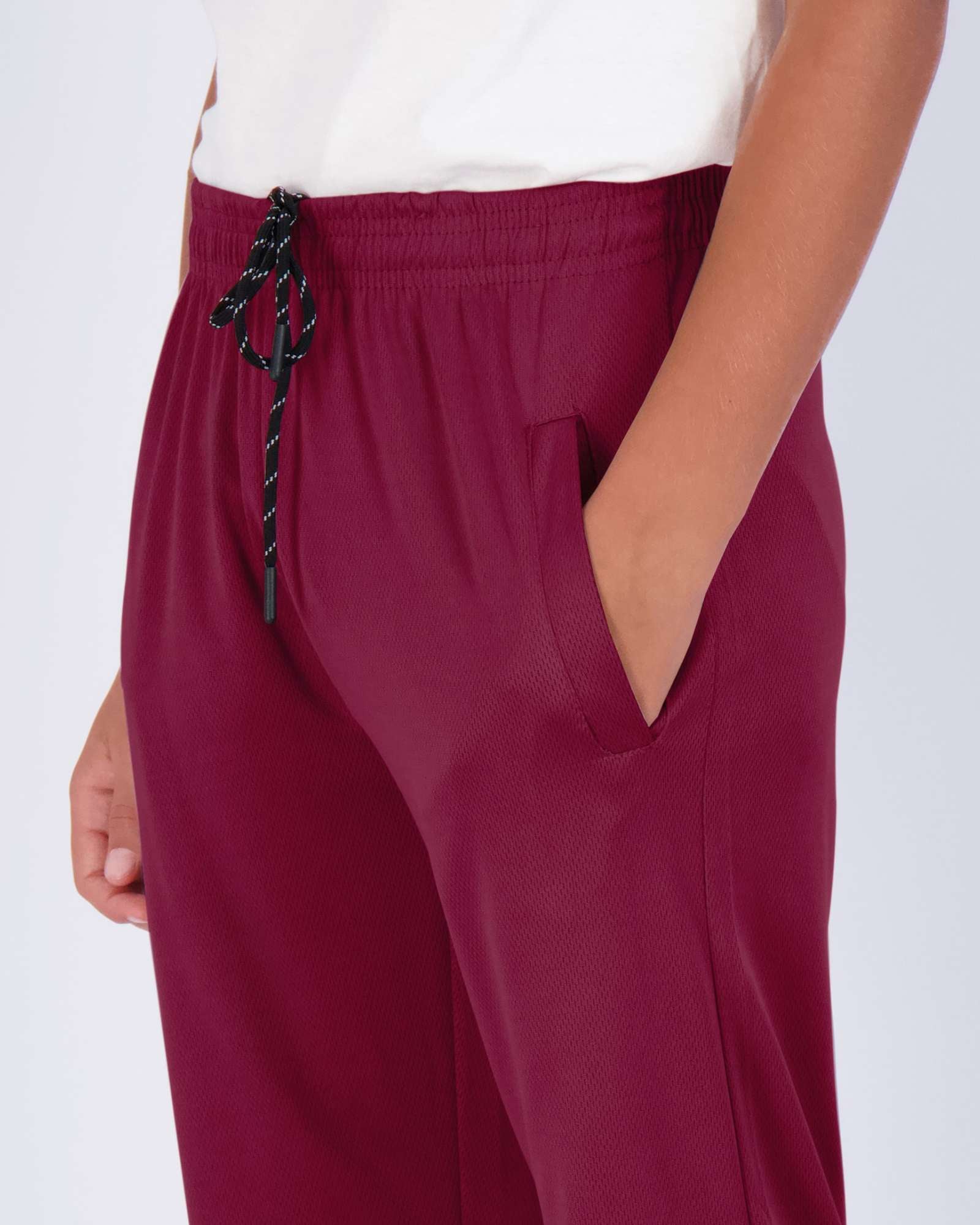 3 Pack: Boys Mesh Open Bottom Active Sweatpants