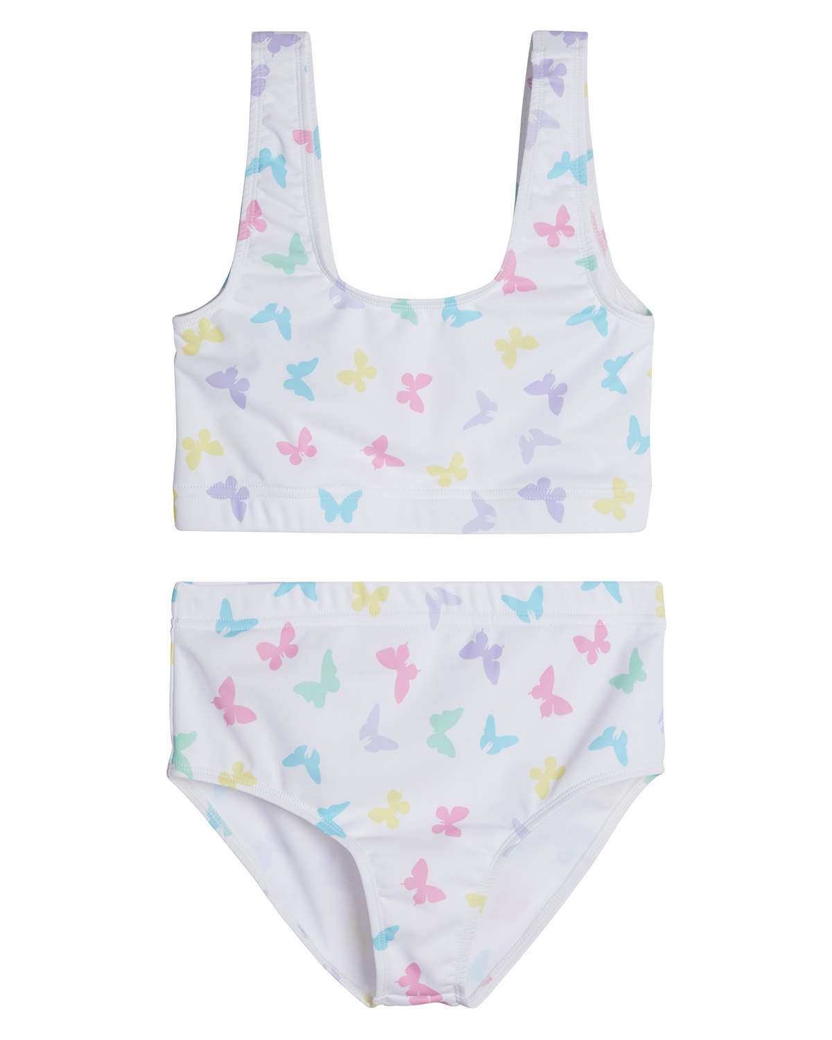 3 Pack: Girl's 2-Piece Beach Sport Bikini Swimsuit - Swimwear for Girls UPF 50+