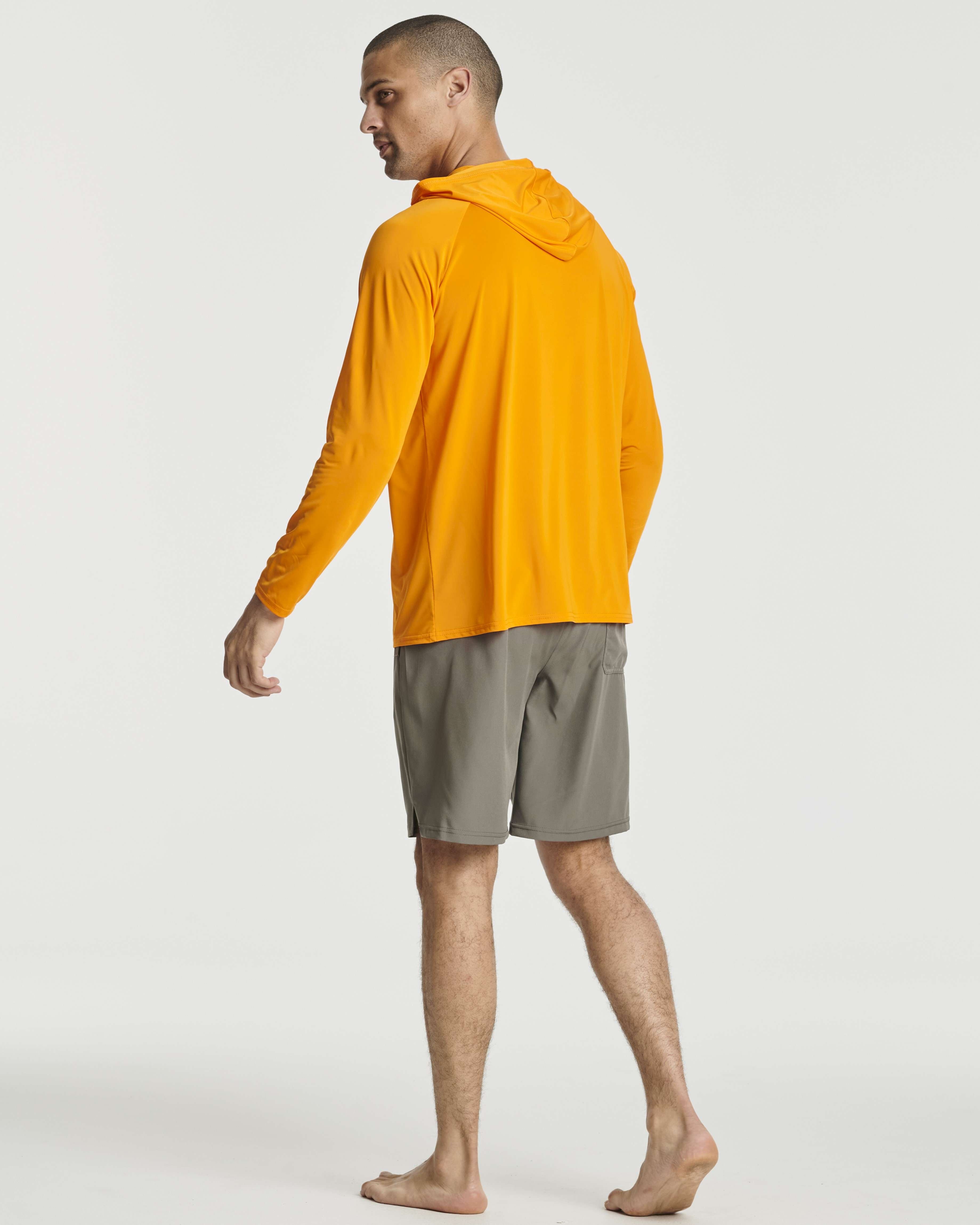 3 Pack: Men's Rash Guard Hoodie (Available In Big & Tall)