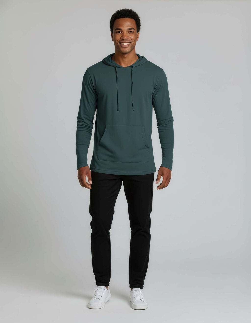 3 Pack: Mens Cotton Lightweight Pullover Hoodie
