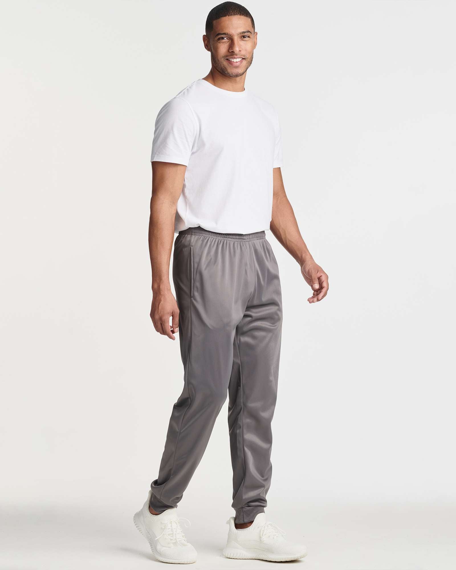 3 Pack: Mens Active Tricot Jogger Sweatpants