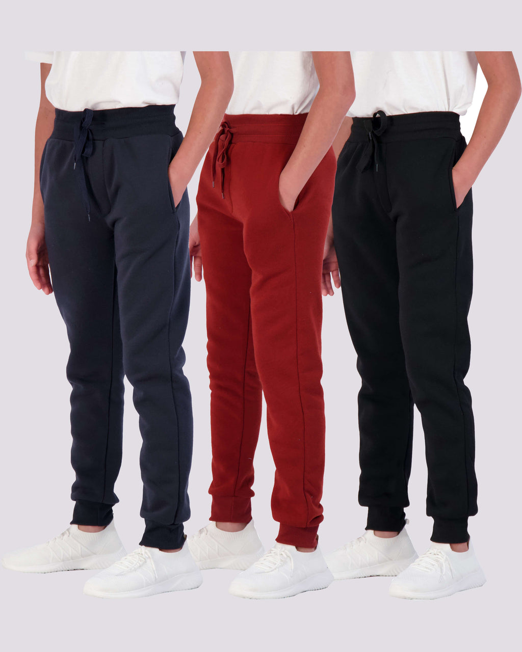 3 Pack: Boys Fleece Jogger Sweatpants