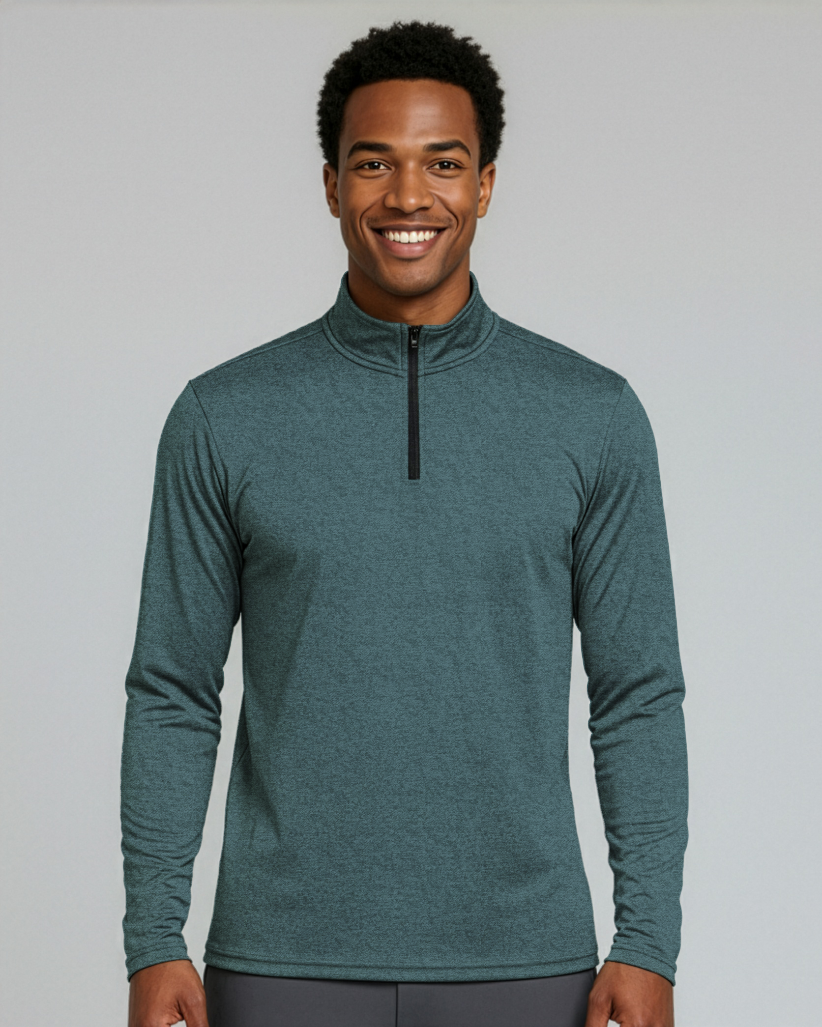 3 Pack: Mens Active Dry-Fit Quarter Zip Pullover (Available in Big & Tall)
