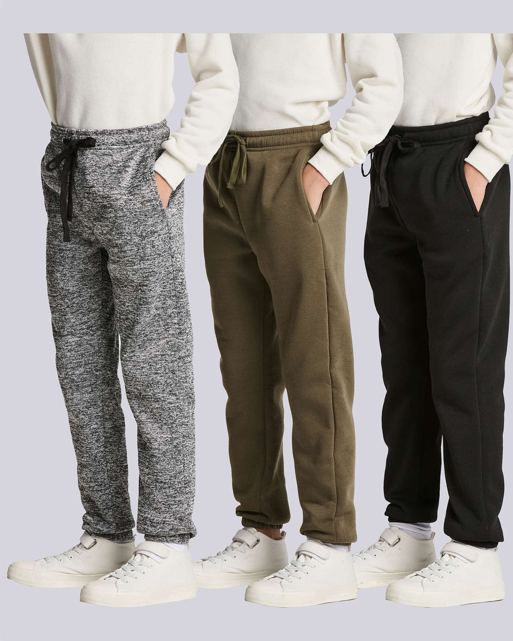 3 Pack: Boys' Tech Fleece Jogger Sweatpants