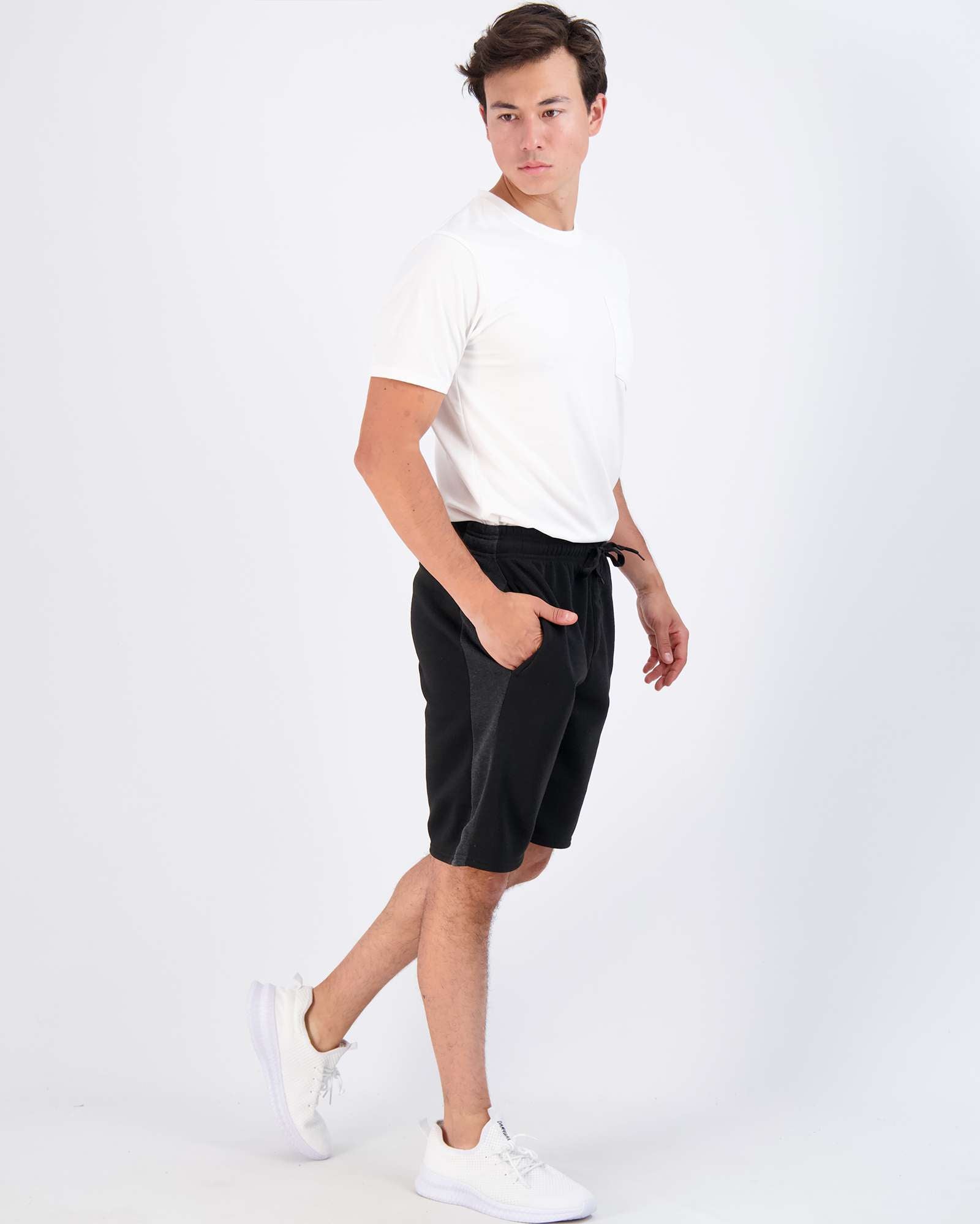 3 Pack: Mens 9" Fleece Casual Lounge Shorts