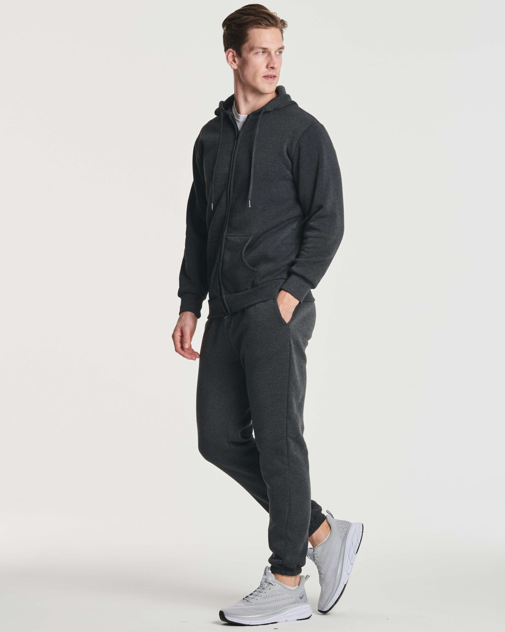 3 Pack: Men's Fleece Jogger Sweatpants (Available in Big & Tall)