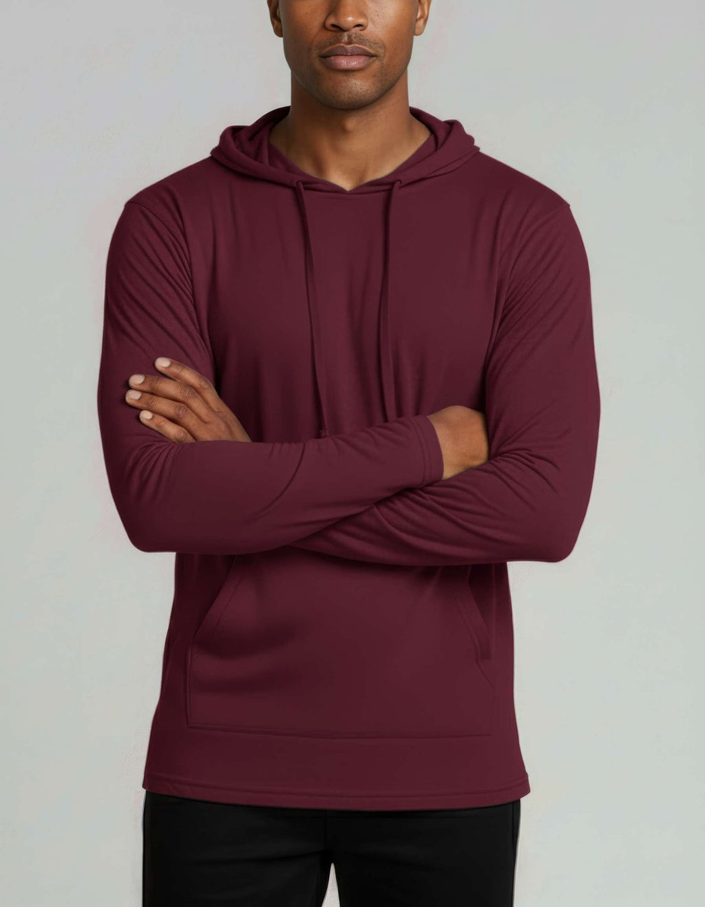 3 Pack: Mens Cotton Lightweight Pullover Hoodie