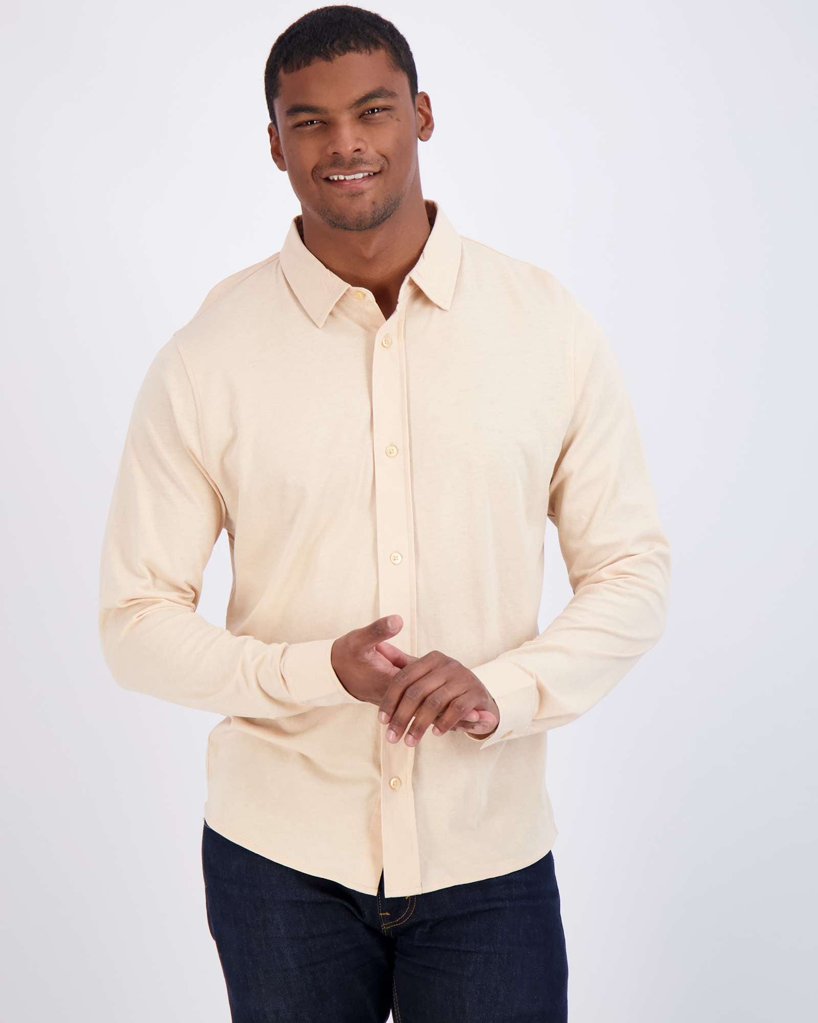3 Pack: Men's Long Sleeve Button Down Shirt
