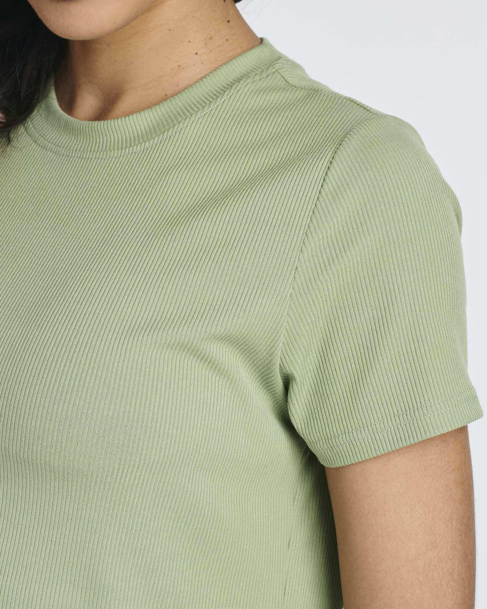 2 Pack: Women's Soft Ribbed Knit Crop Top & Short Set