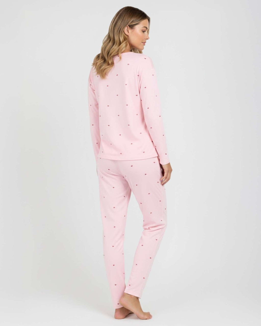 2 Pack: Women’s Pajama Set Super-Soft Long Sleeve Top With Pants