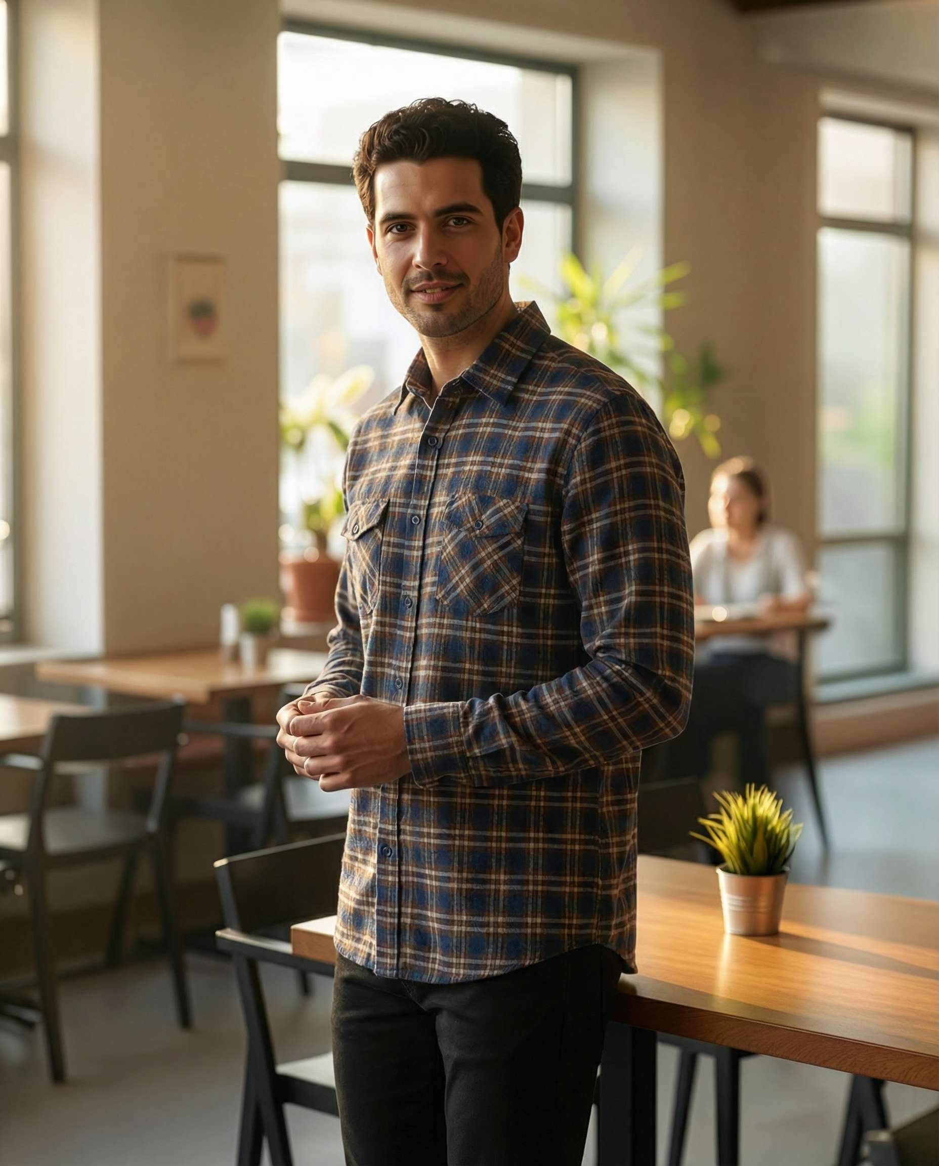 3 Pack: Men's Long-Sleeve Flannel Shirt