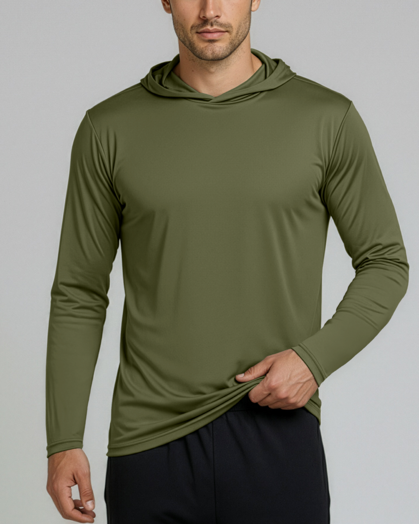 3 Pack: Mens Dry Fit Active Hoodie Pullover Sweatshirt