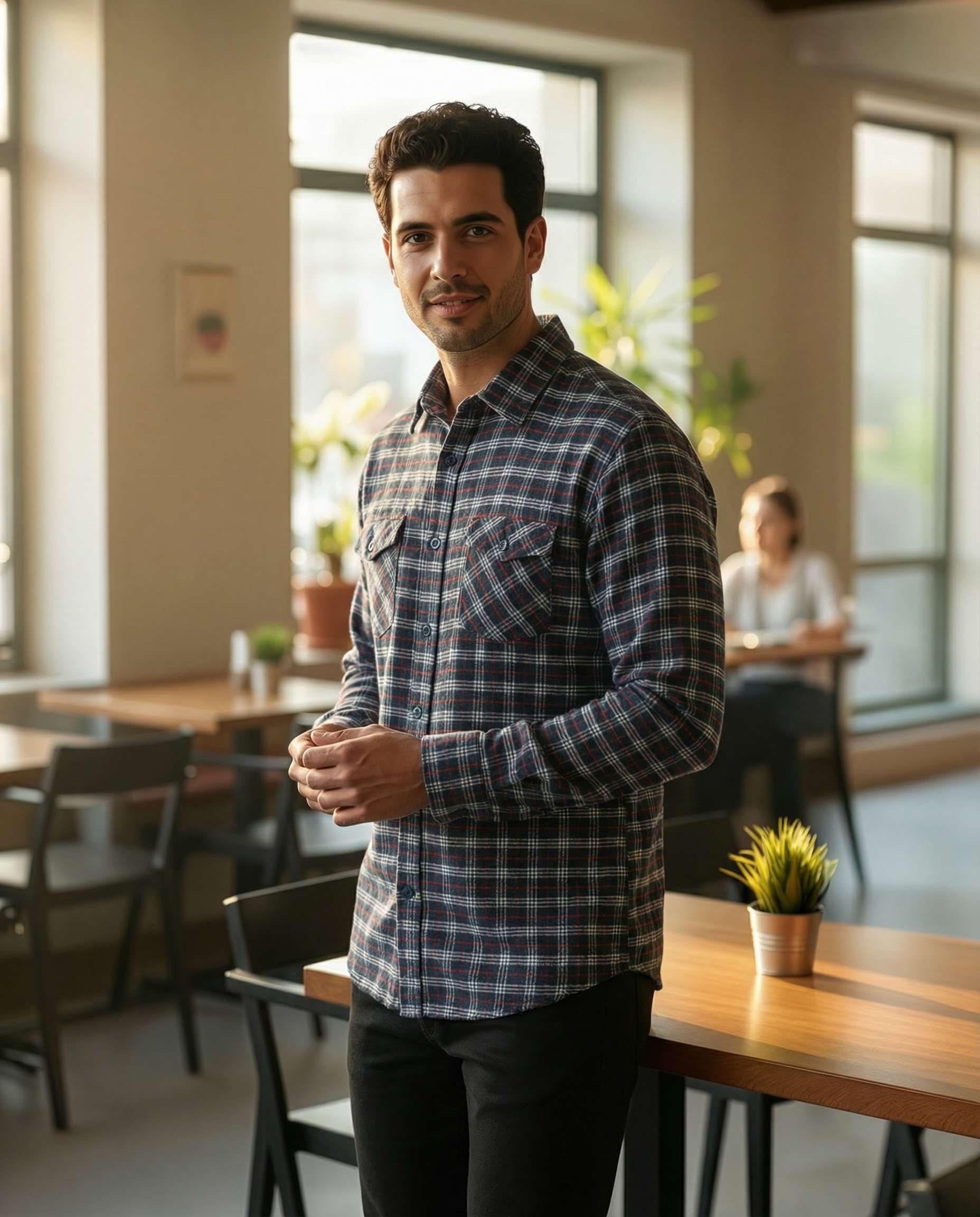 3 Pack: Men's Long-Sleeve Flannel Shirt